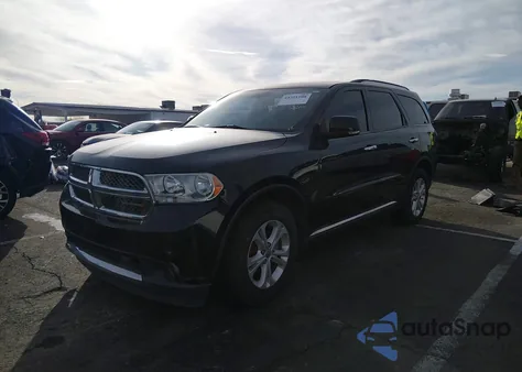 2013 Dodge Durango Crew из США, поврежденный, VIN 1C4RDJDG2DC554217